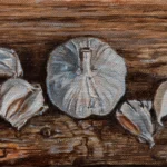 Beli Luk-Mrtva priroda po narudžbini -Umetnicka slika 15x20cm-Ulje na platnu 2025. umetnik Darko TOPALSKI