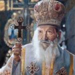 Patrijarh Pavle portret po narudzbini Umetnicka slika 70x50cm Ulje na platnu 2024. umetnik Darko TOPALSKI