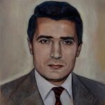 Portret oca - 50x40cm Ulje na platnu po narudzbini Umetnicka slika umetnik Darko TOPALSKI