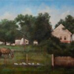 Salas 40x50cm Ulje na platnu po porudzbini Umetnicka slika Pejzaz umetnik Darko TOPALSKI