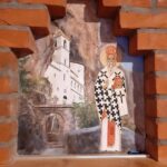 Sv Vasilije i Manastir Ostrog Akril na zidu po porudzbini umetnik Darko TOPALSKI