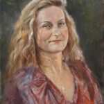 Tamara - Umetnička Slika Portret po narudžbini Ulje na Platnu umetnik Darko TOPALSKI