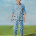 Umetnicka slika Kinez 1 50x40cm Ulje na platnu po narudzbini 2024 umetnik Darko TOPALSKI